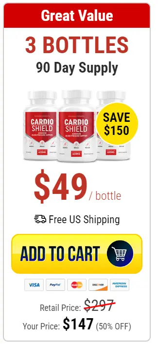 Cardioshield 3 bottles buy