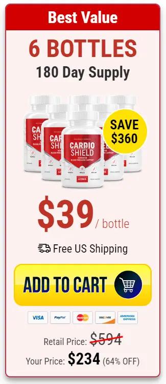 Cardioshield 6 bottles buy